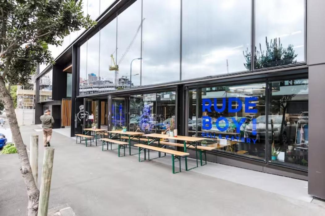 オークランドSale Street Loftアパートメント エクステリア 写真